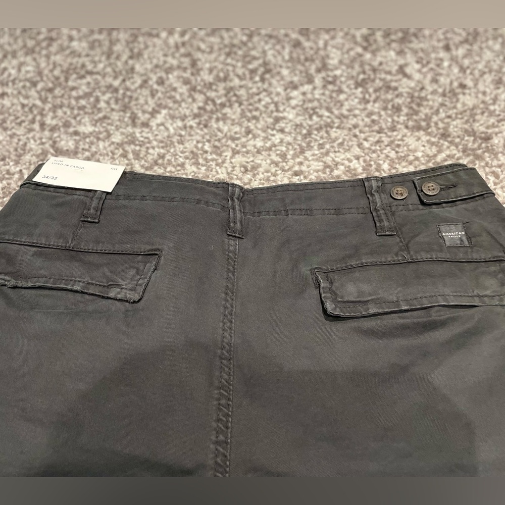 American Eagle Outfitters Black Cargo Pant - Picture 7 of 11